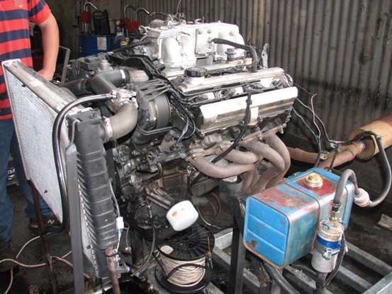 1UZ Lexus V8 engine benchtested